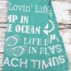 Beach Life Flour Sack Hand Towel