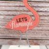 Let's Flamingle Flamingo 6" X 3.25" Tabletop Decor