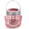 Pink Silver Mason Jar Tealight Candle Holder 3.5"x3.4"