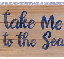 Take Me To The Sea 7.8" X 7" Tabletop Decor