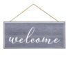 Welcome 12.5" x 5.5" MDF Sign