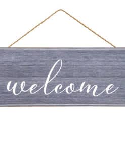 Welcome 12.5" x 5.5" MDF Sign