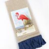 Flamingo Kitchen Tea Towel