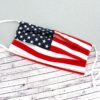 American Flag Two-Layer Pleated Fashion Face Mask
