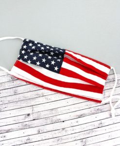 American Flag Two-Layer Pleated Fashion Face Mask