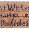 All Wishes Happen On The Tides 7.8" X 7" Tabletop Decor