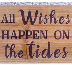 All Wishes Happen On The Tides 7.8" X 7" Tabletop Decor