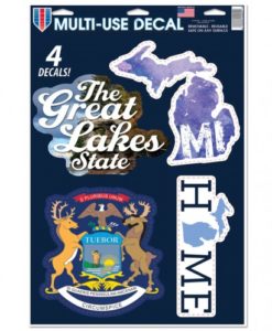 Michigan Navy Multi-Use 11"x17" Set of 4 Decals