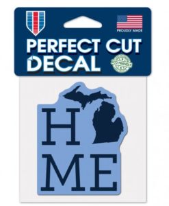 HOME Michigan Blue Perfect Cut 4"x4" Decal