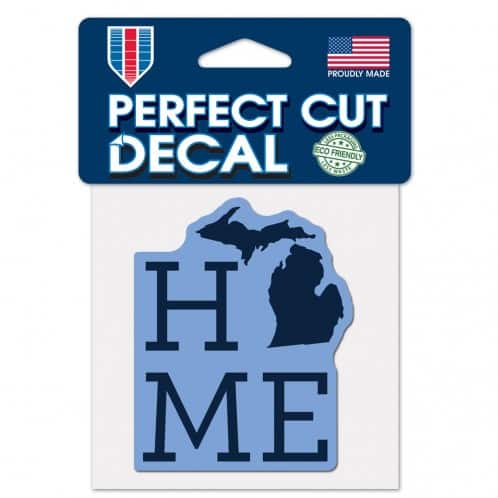 HOME Michigan Blue Perfect Cut 4"x4" Decal