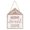 Home Sweet Home MDF Sign Wall Decor 8.5" X 11.5"