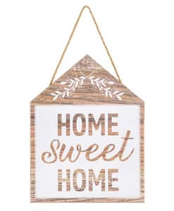 Home Sweet Home MDF Sign Wall Decor 8.5" X 11.5"