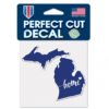 Michigan Home Navy Perfect Cut 4"x4" Decal