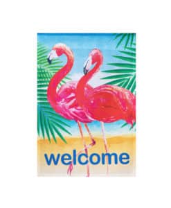 Flamingo 12"x18" Garden Flag