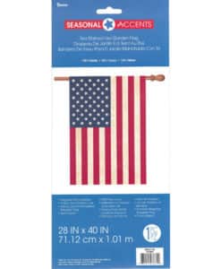 Tea Stained USA American Flag 28" x 40" Garden Flag