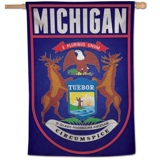 State of Michigan 28"x40" Vertical Flag