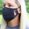 American Flag United States Two-Layer Black Fashion Face Mask