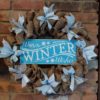 Warm Winter Wishes 16" Burlap Christmas Wreath