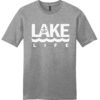 Lake Life Anchor Men's Light Heather Gray Frost T-Shirt Tee