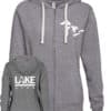 Michigan Lake Life Women's Heather Gray Vintage Full Zip Hoodie