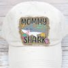 Distressed Stone Mommy Shark Adjustable Hat
