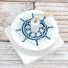 Set of Six 3.75" Ship Wheel Nautical Coasters