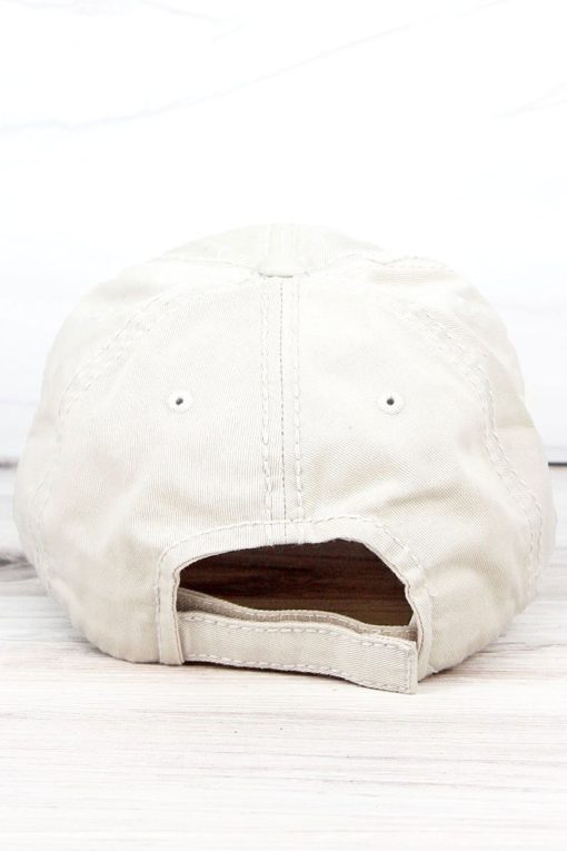 Life Is Better At The Lake Distressed Stone Adjustable Hat - Image 3