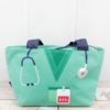 Scrub Life Nurse Insulated Mint Green Lunch Bag
