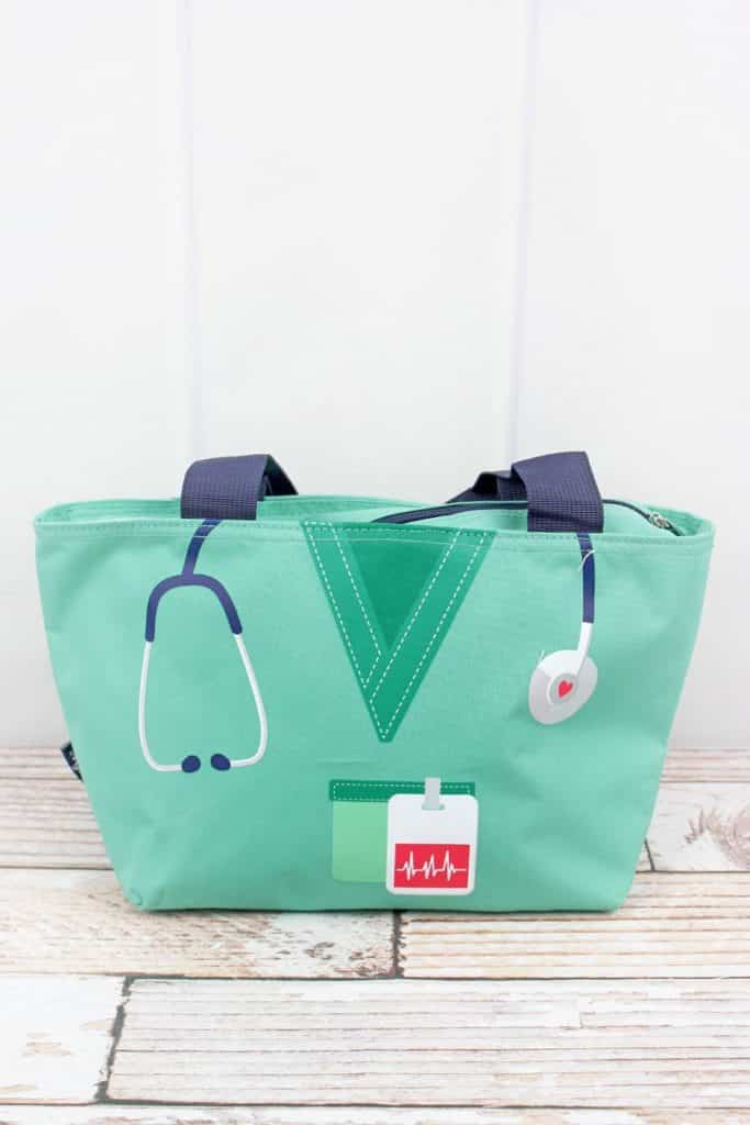Scrub Life Nurse Insulated Mint Green Lunch Bag Anchor Bay Life