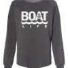 Boat Life Women's Shadow Crew Soft Wave Wash Sweatshirt