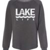 Lake Life Anchor Women's Shadow Crew Soft Wave Wash Sweatshirt