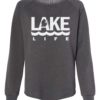 Michigan Lake Life Women's Shadow Crew Soft Wave Wash Sweatshirt