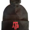 Anchor Bay Tars Black Beanie Winter Pom Cuff Knit Hat