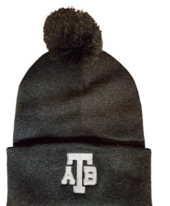 Anchor Bay Tars Heather Charcoal Beanie Winter Pom Cuff Knit Hat