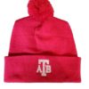 Anchor Bay Tars Pink Raspberry Beanie Winter Pom Cuff Knit Hat