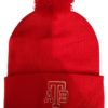 Anchor Bay Tars Red Beanie Winter Pom Cuff Knit Hat