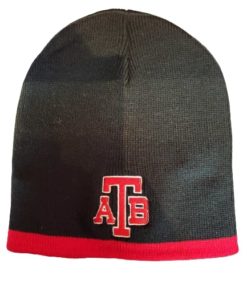 Anchor Bay Tars Black Red Beanie Winter Knit Hat