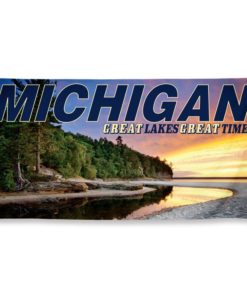State of Michigan Great Lakes Great Times 30" x 60" Beach Towel