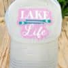 Lake Life Mesh Distressed Stone Adjustable Hat