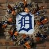 Detroit Tigers Gold 16" Burlap Wreath Door Decor