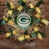 Green Bay Packers 16" Burlap Wreath Door Decor