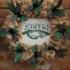 Philadelphia Eagles 16" Burlap Wreath Door Decor